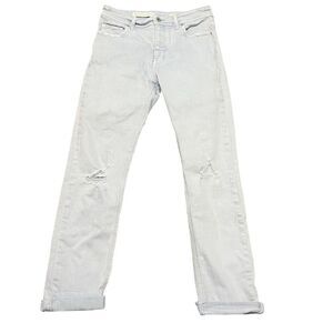 PILCRO AND THE LETTERPRESS Light Wash Slim Straight Jeans Size 28